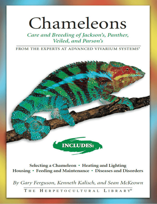 E-book "Chameleons: Care and breeding of Jackson's, Panther, Veiled and Parson's" - alfareptiles