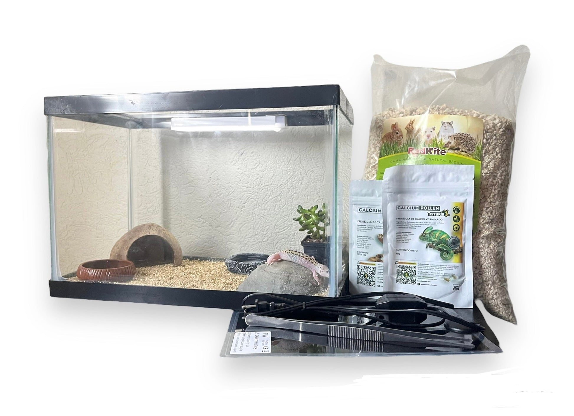 Kit completo para Gecko leopardo - alfareptiles